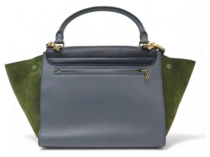 Céline BORSA A MANO CELINE TRAPEZE MM 169543PTA IN PELLE E CAMOSCIO CON TRACOLLA - vista 2