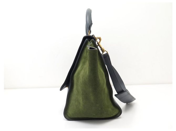 Céline BORSA A MANO CELINE TRAPEZE MM 169543PTA IN PELLE E CAMOSCIO CON TRACOLLA - vista 3