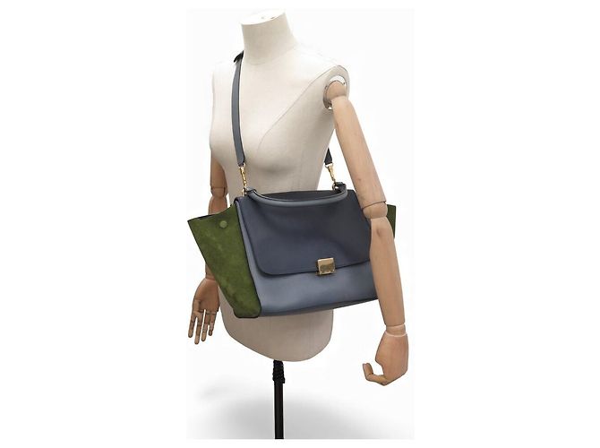 Céline BORSA A MANO CELINE TRAPEZE MM 169543PTA IN PELLE E CAMOSCIO CON TRACOLLA - vista 5