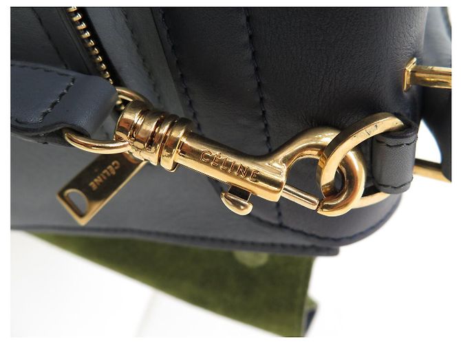 Céline BORSA A MANO CELINE TRAPEZE MM 169543PTA IN PELLE E CAMOSCIO CON TRACOLLA - vista 9