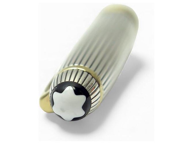 PENNA ROLLERBALL MONTBLANC MEISTERSTUCK SOLITAIRE DOUE 922001 ARGENTO - vista 3