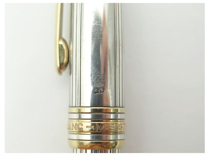 PENNA ROLLERBALL MONTBLANC MEISTERSTUCK SOLITAIRE DOUE 922001 ARGENTO - vista 6