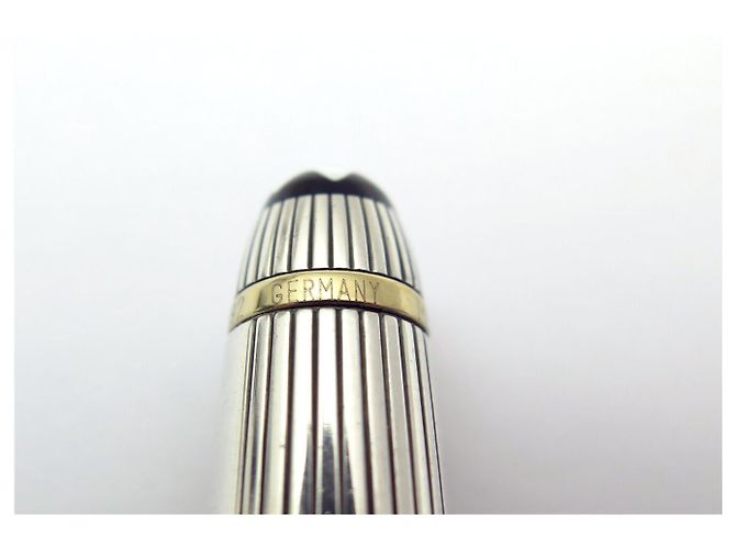 PENNA ROLLERBALL MONTBLANC MEISTERSTUCK SOLITAIRE DOUE 922001 ARGENTO - vista 8