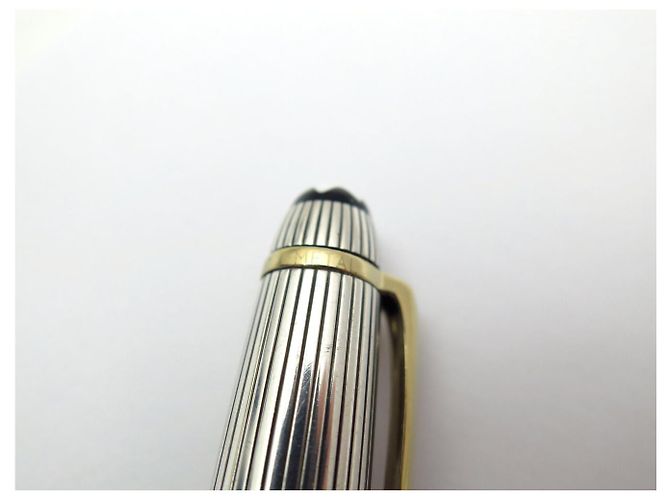 PENNA ROLLERBALL MONTBLANC MEISTERSTUCK SOLITAIRE DOUE 922001 ARGENTO - vista 9