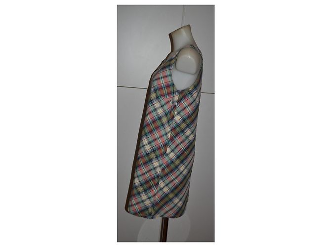 Vestido Fendissime de mezcla de algodón Multicolor - vista 3