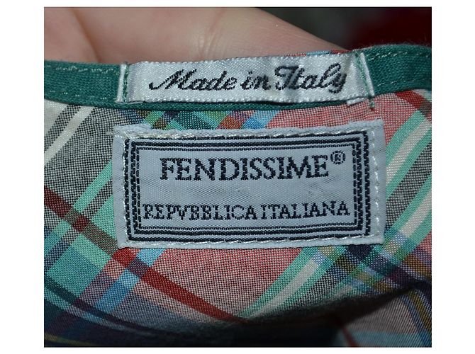 Vestido Fendissime de mezcla de algodón Multicolor - vista 5