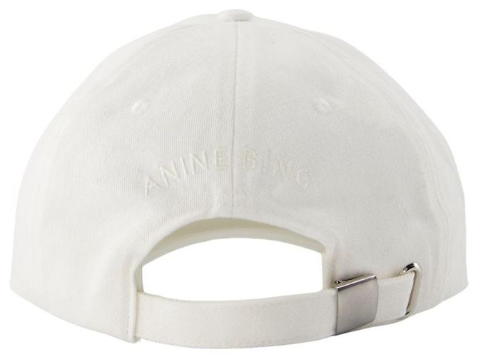 Jeremy Baseball Cap - ANINE BING - Baumwolle - Weiß - Ansicht 2