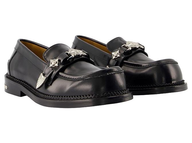 Aj1348 Mocassini - Toga Pulla - Pelle - Nero - vista 2
