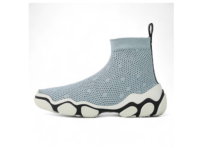 Sneakers Sock Glam Run RED VALENTINO Blu Blu chiaro - vista 3