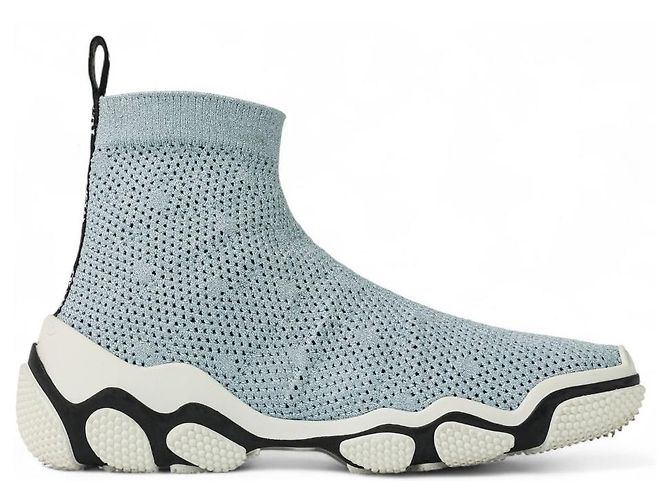 Sneakers Sock Glam Run RED VALENTINO Blu Blu chiaro - vista 4