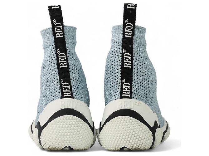 Sneakers Sock Glam Run RED VALENTINO Blu Blu chiaro - vista 5