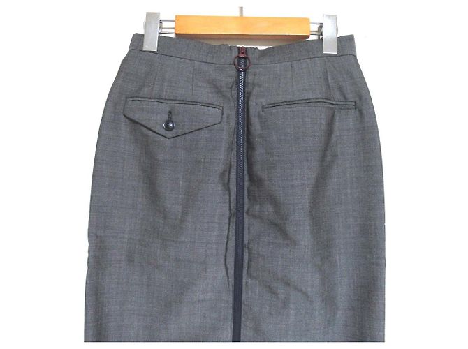Autre Marque Jupe en Mohair de Laine TOGA ARCHIVES Marron - vue 4