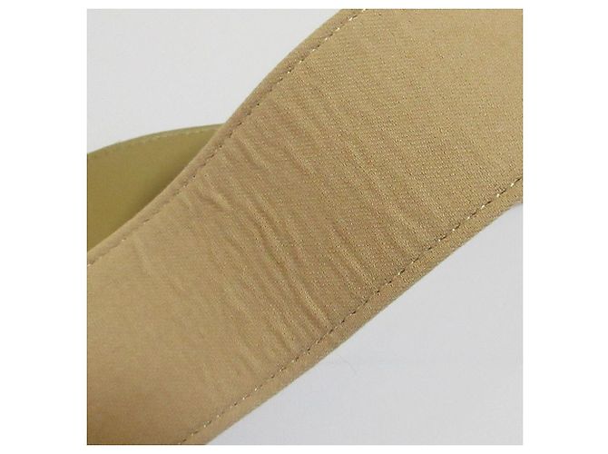 Autre Marque Hochtaillierte, taillierte Hose mit Gürtel ebure Beige - Ansicht 15