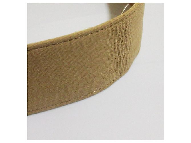 Autre Marque Hochtaillierte, taillierte Hose mit Gürtel ebure Beige - Ansicht 16