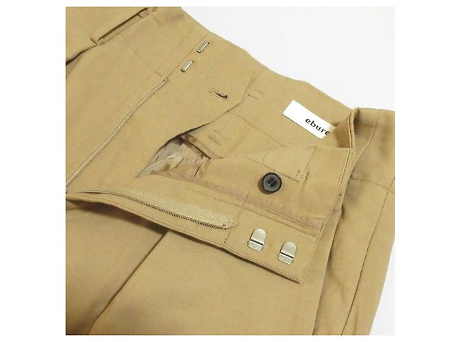 Autre Marque Hochtaillierte, taillierte Hose mit Gürtel ebure Beige - Ansicht 5
