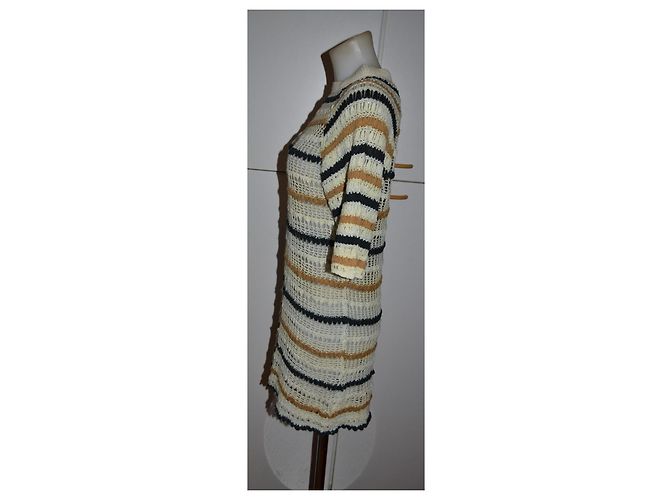 Vestido mini de algodón Isabel Marant Multicolor - vista 3
