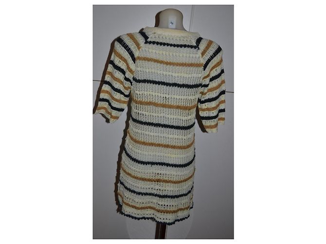 Vestido mini de algodón Isabel Marant Multicolor - vista 4