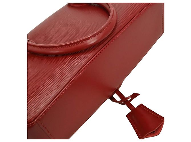 Borsa Jasmin Louis Vuitton in pelle Epi Rosso - vista 6