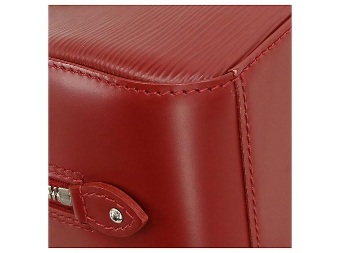 Borsa Jasmin Louis Vuitton in pelle Epi Rosso - vista 7
