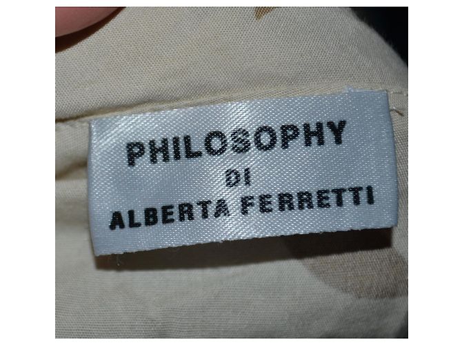Vestido de algodón Philosophy Di Alberta Ferretti Multicolor - vista 4