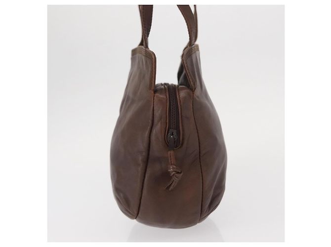 Borsa a Spalla Loewe Anagram in Pelle Marrone - vista 4