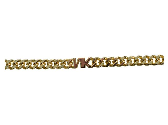 Collana in catena spessa dorata con firma MK di Michael Kors D'oro - vista 10