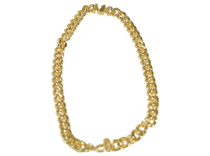 Collana in catena spessa dorata con firma MK di Michael Kors D'oro - vista 2