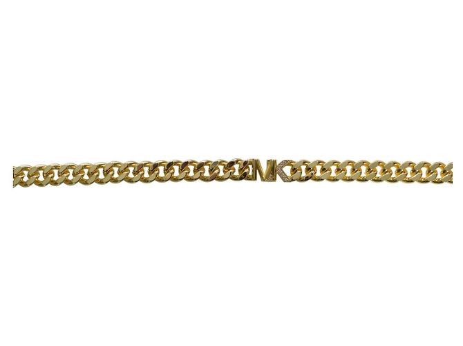 Collana in catena spessa dorata con firma MK di Michael Kors D'oro - vista 7
