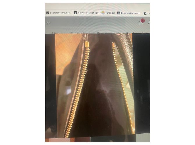 Borsa Gucci Abbey in tela monogramma e pelle nera Nero - vista 11