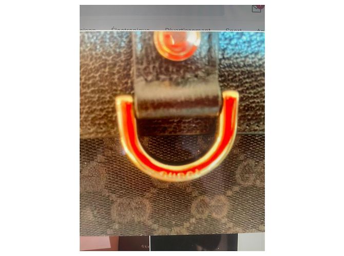 Borsa Gucci Abbey in tela monogramma e pelle nera Nero - vista 18
