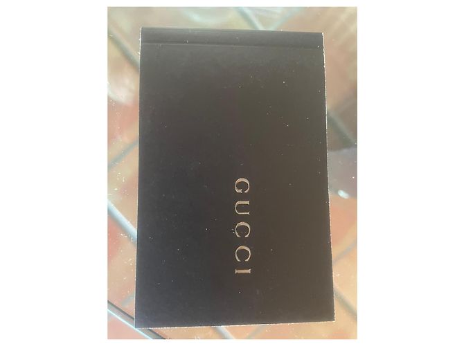 Borsa Gucci Abbey in tela monogramma e pelle nera Nero - vista 7