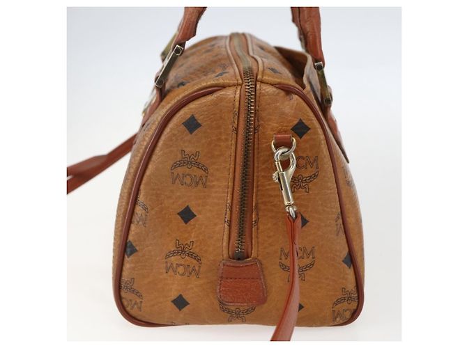 MCM Visetos logogramme Leather Castaño - vista 4
