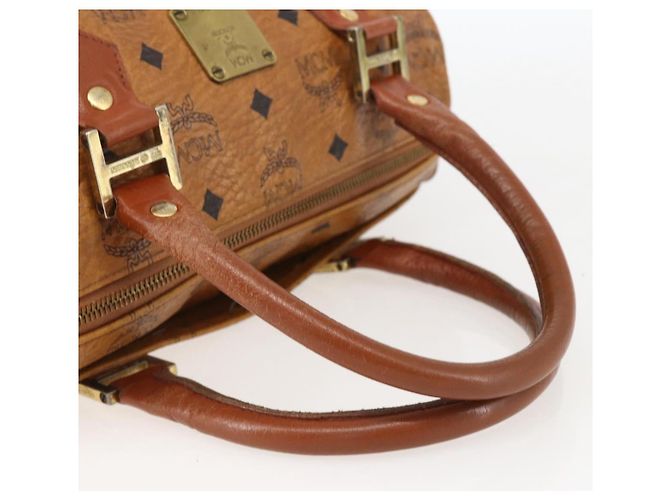 MCM Visetos logogramme Leather Castaño - vista 7