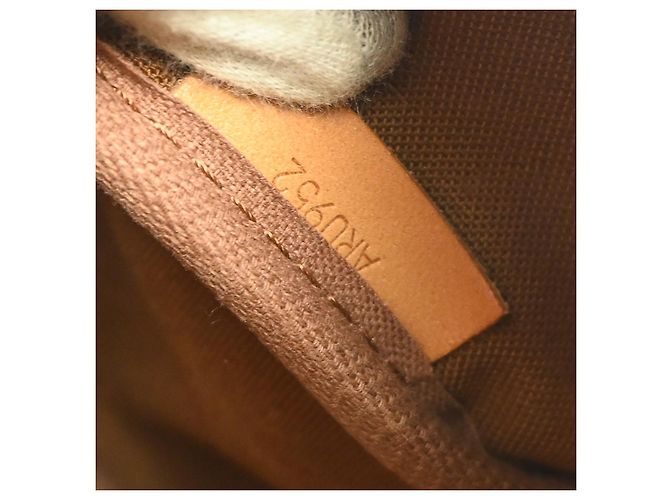 Bolsa Saumur Louis Vuitton em lona Monogram 35 Marrom - vista 5
