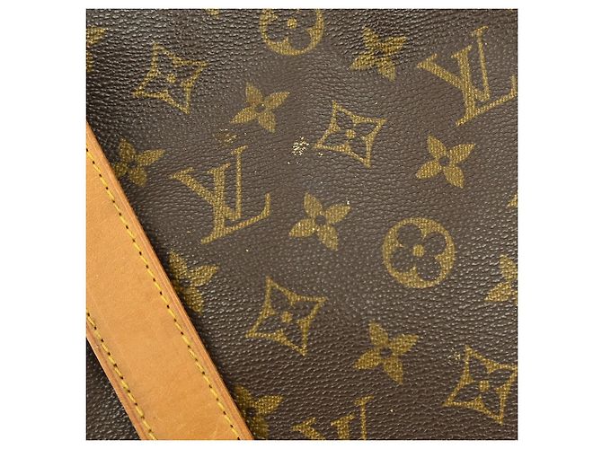 Bolsa Saumur Louis Vuitton em lona Monogram 35 Marrom - vista 7