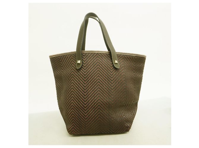 Borsa tote Kaba Chennai PM Hermès Marrone - vista 12