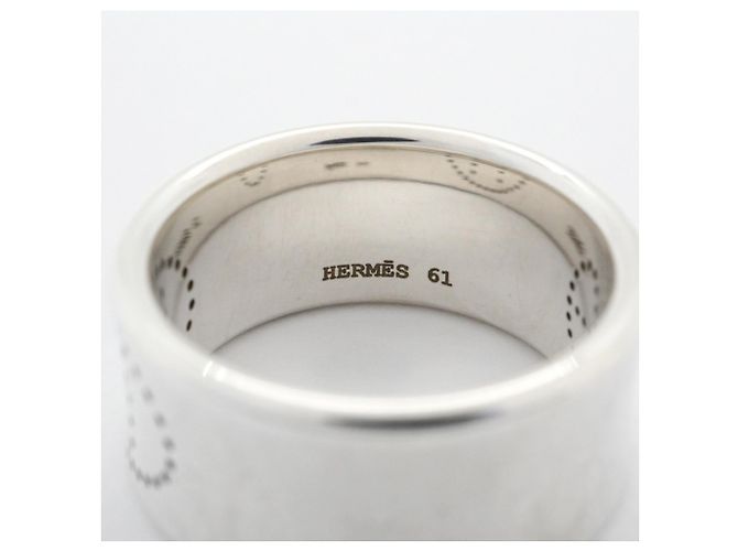 Hermes Hermès Evelyn Silver 925 Band Ring - view 4