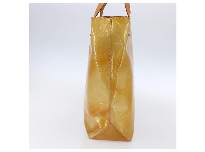 Borsa Reade Monogram Vernis MM Louis Vuitton Beige - vista 3