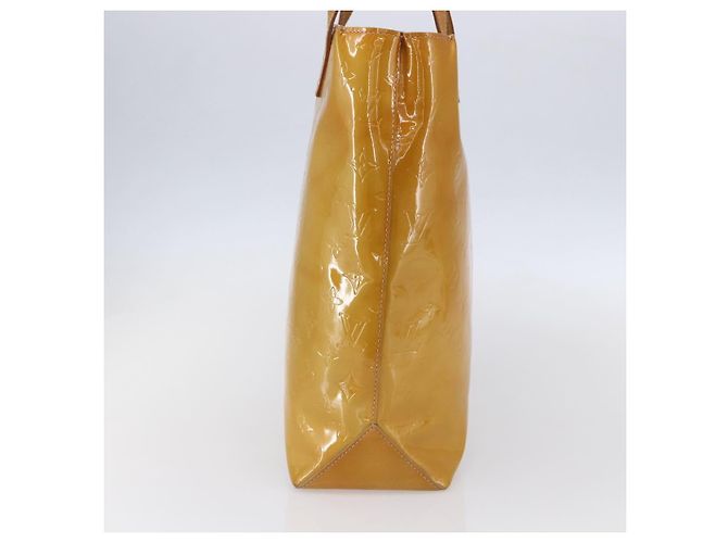 Borsa Reade Monogram Vernis MM Louis Vuitton Beige - vista 4