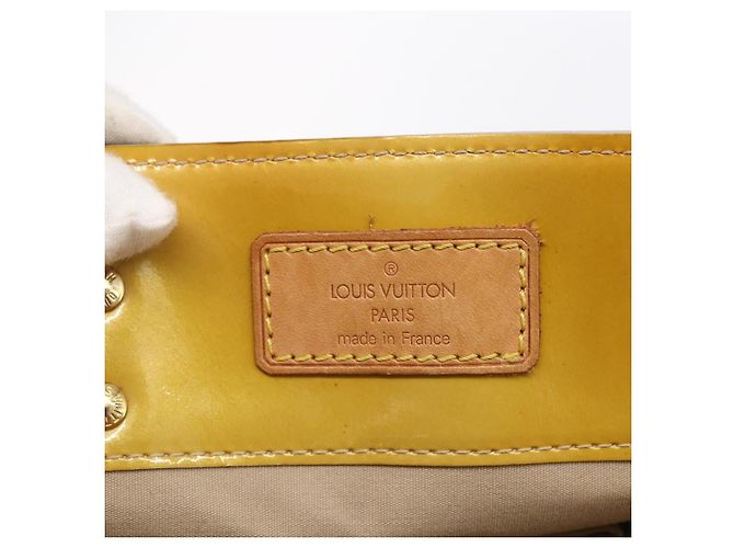 Borsa Reade Monogram Vernis MM Louis Vuitton Beige - vista 6