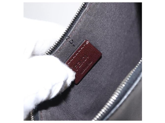 Fendi Triplette Pouch Set aus Kalbsleder Mehrfarben - Ansicht 6