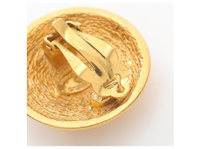 Orecchini a clip placcati in oro Chanel Coco Mark D'oro - vista 5