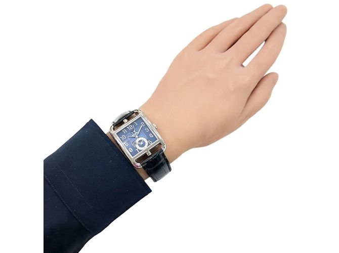 Hermès Cape Cod GMT Armbanduhr Silber - Ansicht 2
