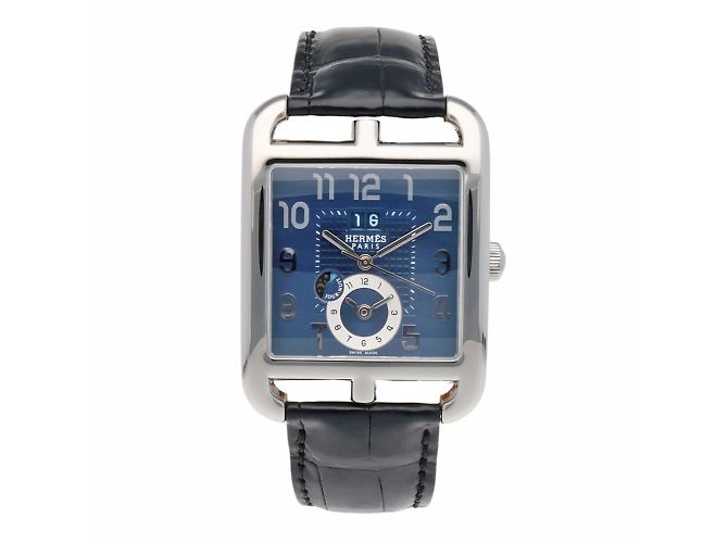 Hermès Cape Cod GMT Armbanduhr Silber - Ansicht 8