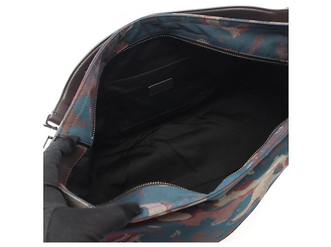 Borsa Saddle Christian Dior Marrone Multicolore Verde - vista 3