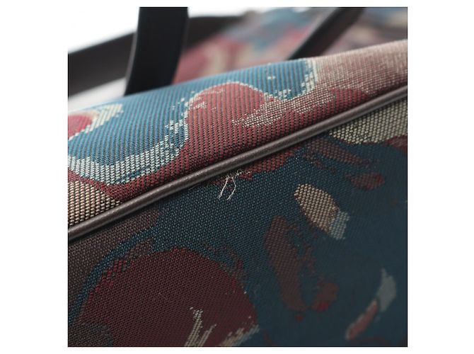 Borsa Saddle Christian Dior Marrone Multicolore Verde - vista 7
