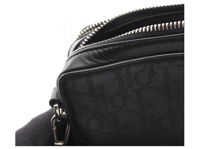 Borsa a Spalla Dior Oblique Galaxy di Christian Dior Nero - vista 10