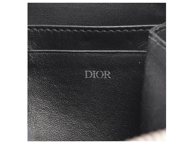 Borsa a Spalla Dior Oblique Galaxy di Christian Dior Nero - vista 5