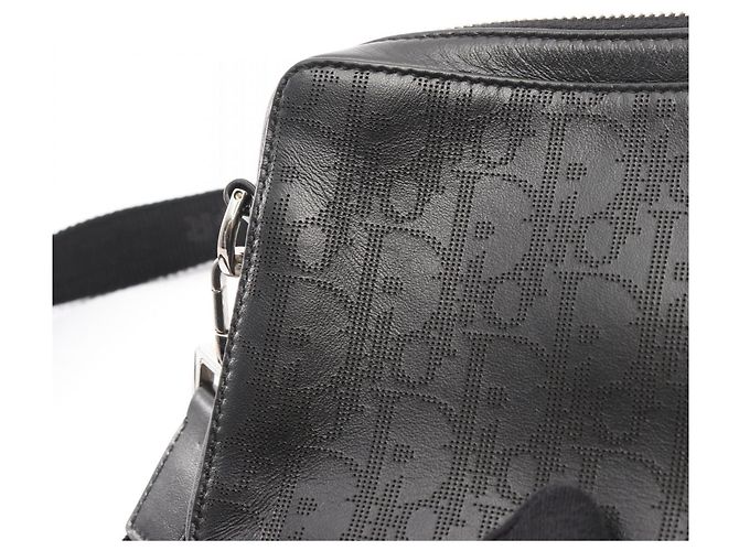Borsa a Spalla Dior Oblique Galaxy di Christian Dior Nero - vista 8