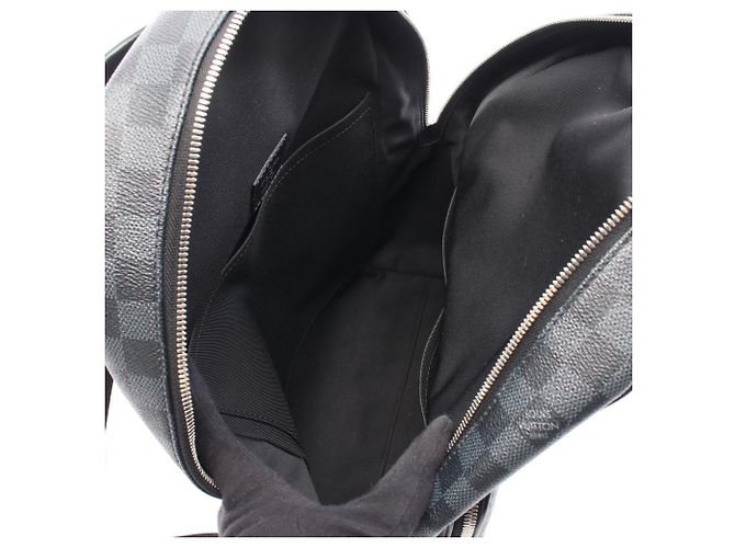 Louis Vuitton Damier Graphite Canvas Backpack Brown Black Damier ebene - view 3